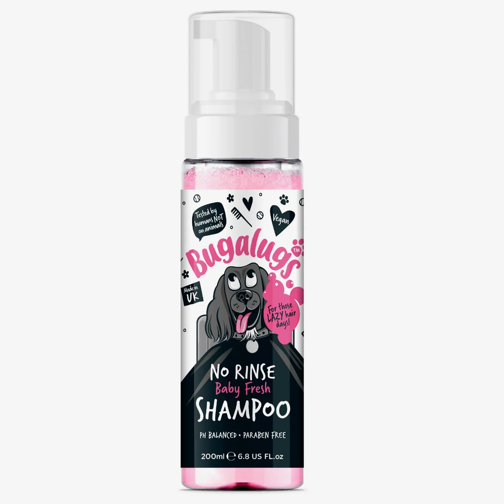 Bugalugs no rinse baby fresh dog shampoo