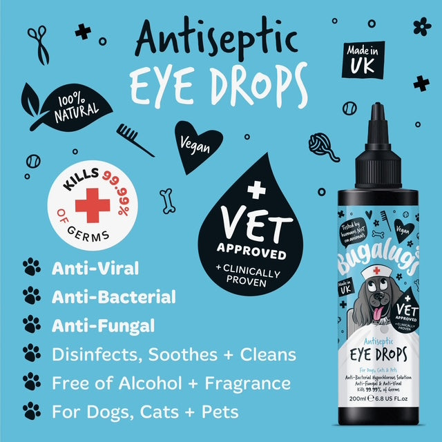 Bugalugs antiseptic eye drops