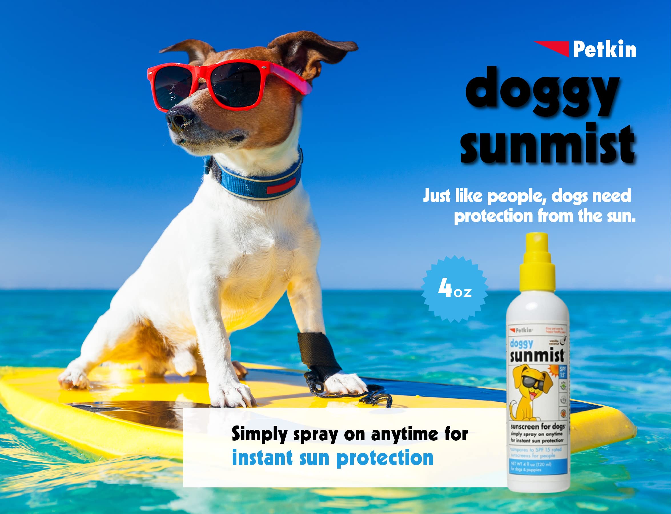 Petkin SPF15 doggy sunscreen mist