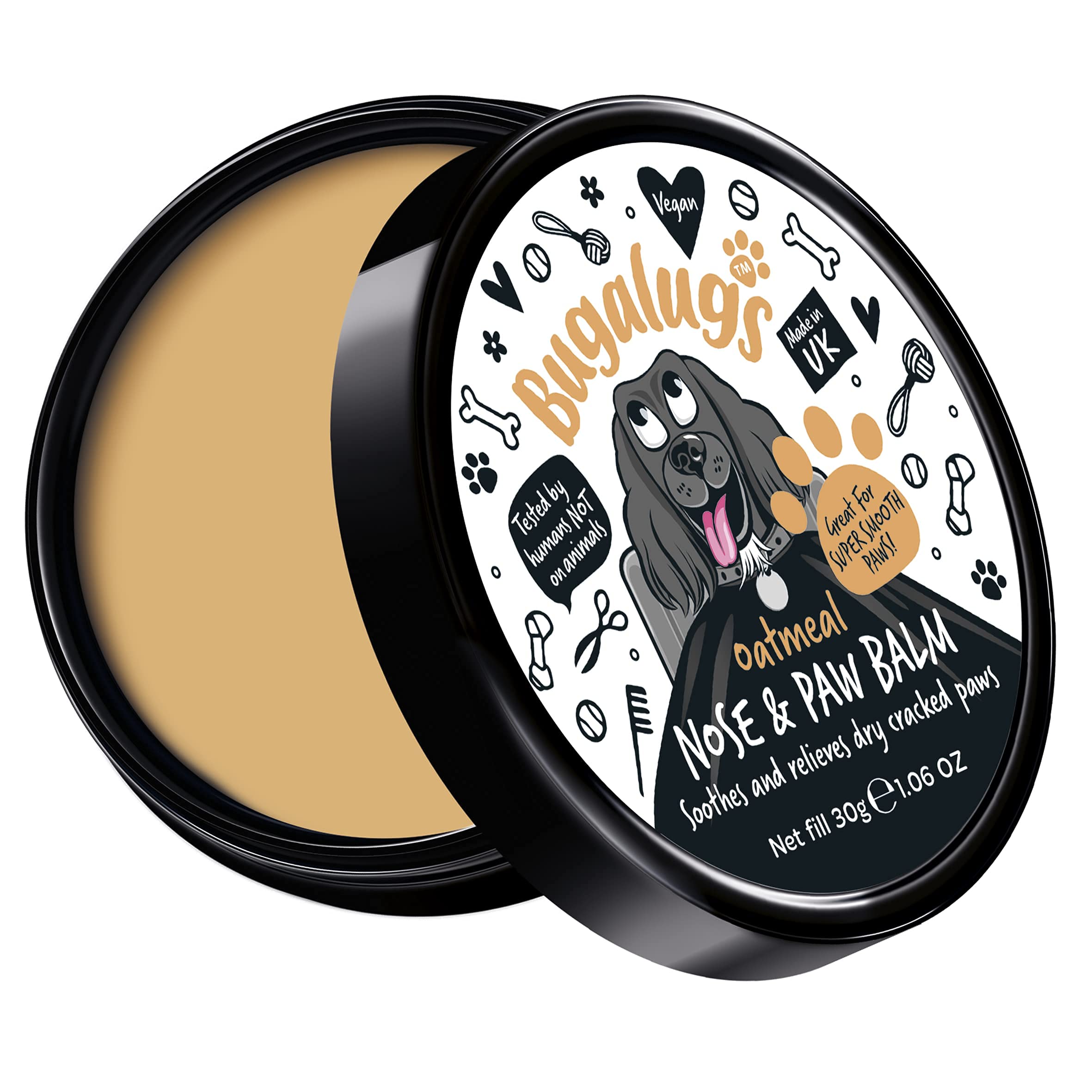 Bugalugs oatmeal nose & paw balm