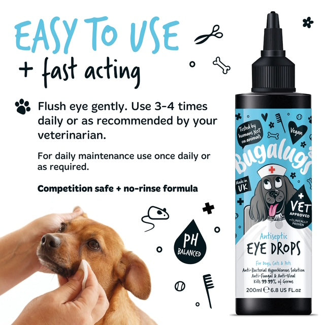 Bugalugs antiseptic eye drops